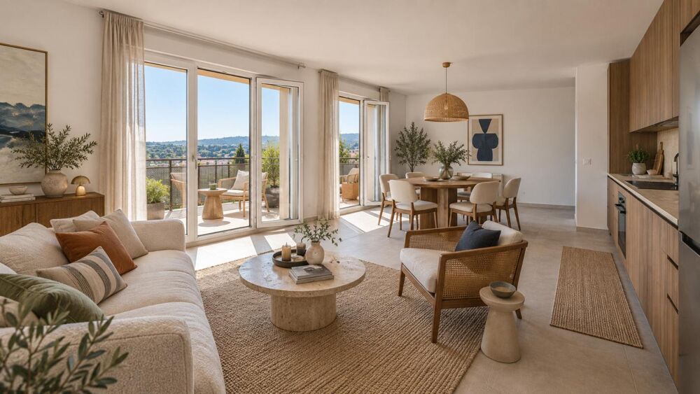 Vente Appartement MAGNIFIQUE T4  AVEC GRAND EXTERIEUR ET DEUX PLACES DE PARKING ! Carbon blanc