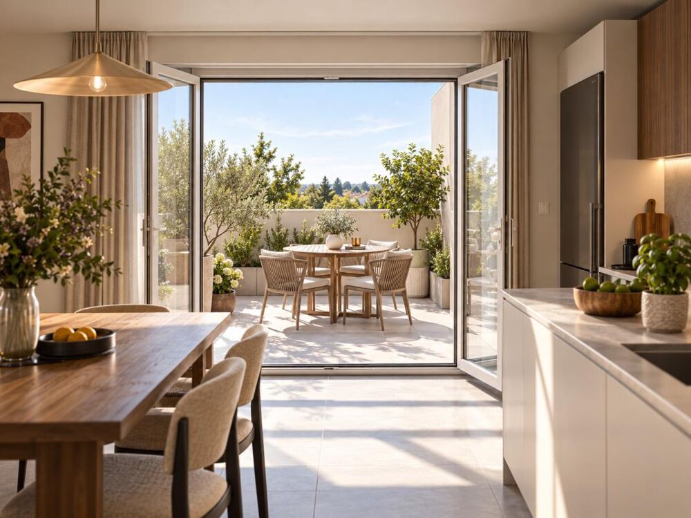 CENON  T3 AVEC TERRASSE DE 18 M² ET PARKING
