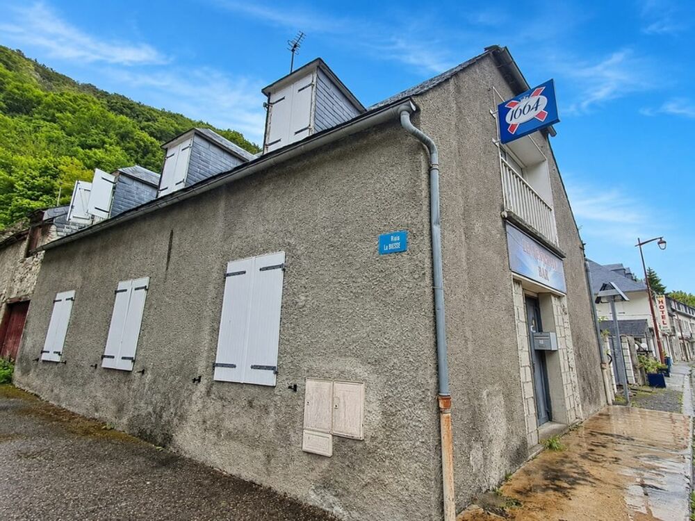 Ancien bar avec appartement et jardin