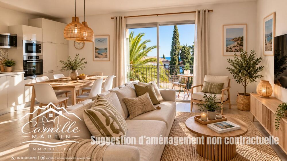 Appartement Le Dramont 2 pièce(s) 55.82 m2