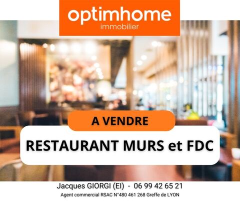 Nouveautè ! Secteur Est de LYON, à vendre Brasserie murs et FDC !! 2650000 69740 Genas