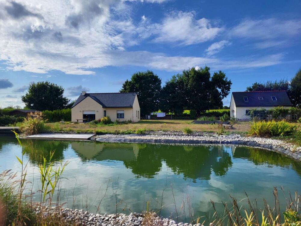 Vente Maison Maison de plain-pied à QUEMPERVEN (22450), piscine naturelle et verger ! Quemperven