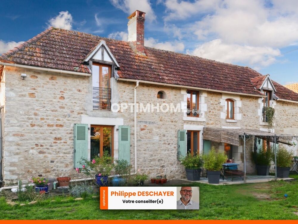 Maison en Pierre de Charme et de Caractère - 5 pièces - 2 Chambres - Dépendances - Terrain 1039 m² - COULONGES LES HEROLLES (8