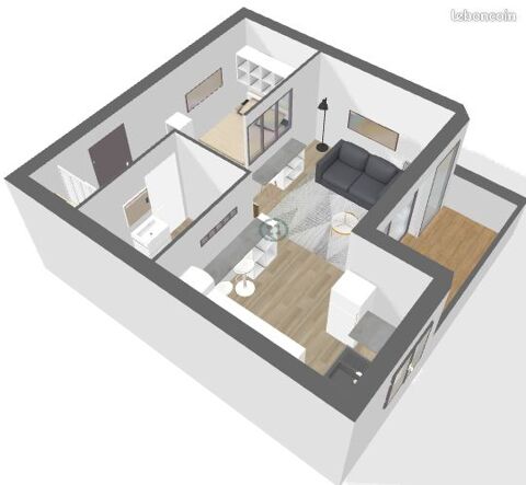  Appartement � louer 1 pi�ce 34 m�