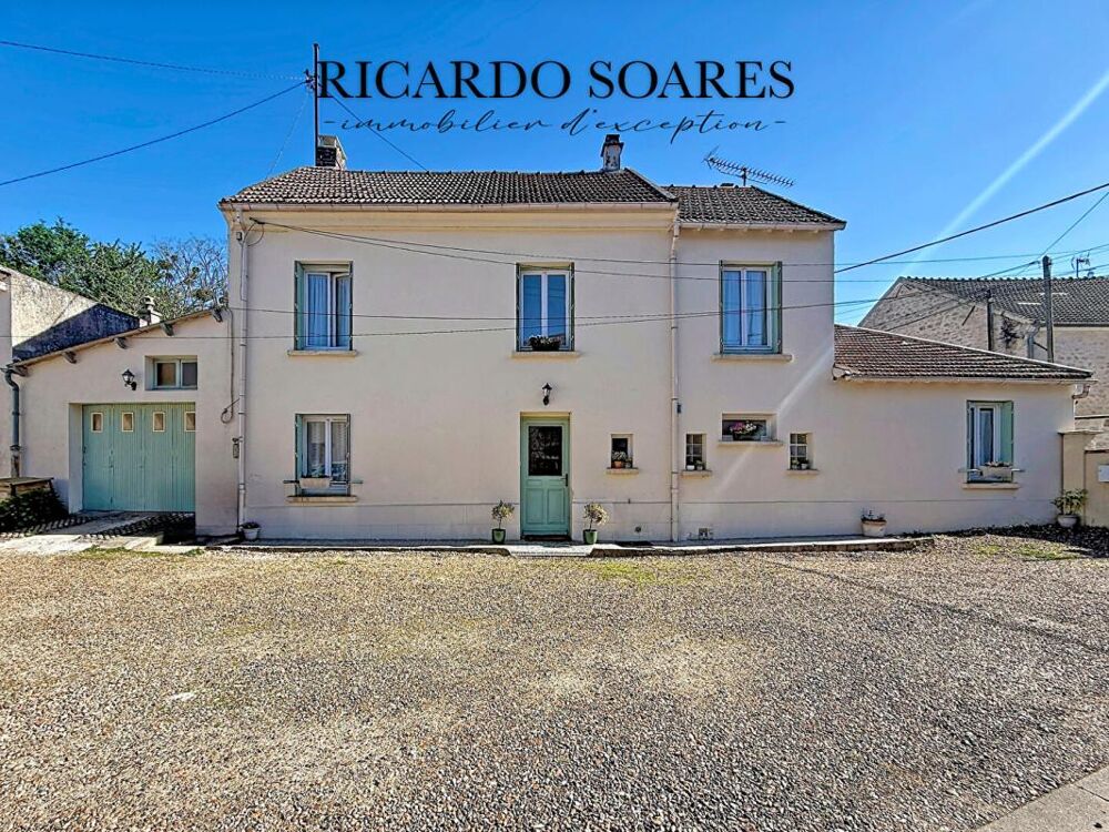 Vente Maison VEMARS 95470 - MAISON DE CARACTÈRE 115m2 AU SOL / 3 CHAMBRES / GARAGE 50m2 / MAGNIFIQUE JARDIN / CAVE Survilliers