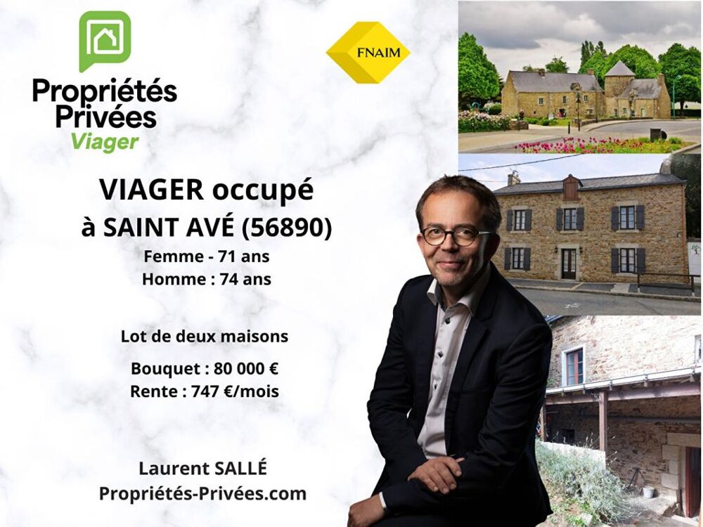 Vente Maison VIAGER OCCUPÉ - Lots de deux maison en centre-bourg Saint ave