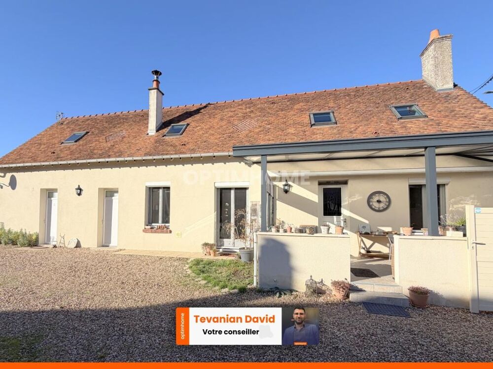 Vente Maison Maison de village de 109 m² avec dépendances, garage et accès au canal – Selles-sur-Cher Selles sur cher