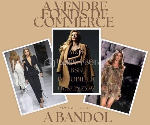 Opportunité Rare  Fonds de Commerce Textile sur Emplacement N°1 à Bandol? Quai Charles de Gaulle  Adresse Prestige 349000 83150 Bandol