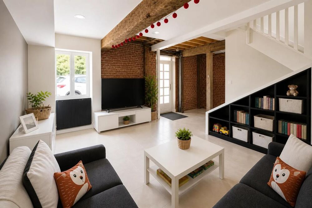 Maison de ville 85 m2 avec annexe de 40m2 SANS JARDIN