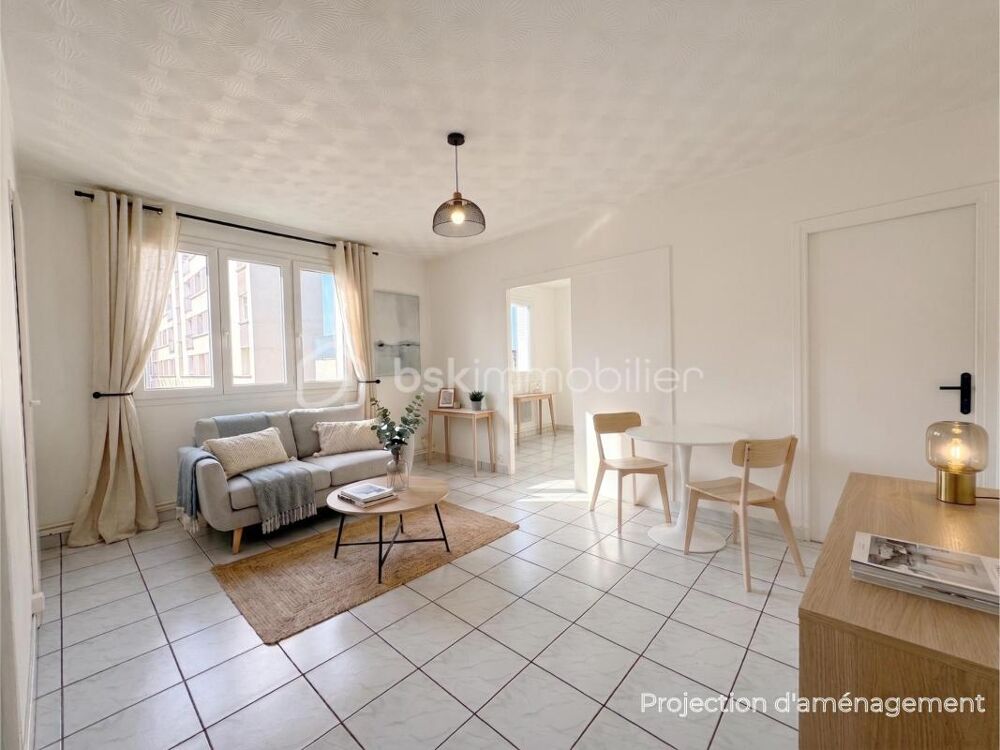 Vente Appartement SAINT-MARTIN-D'HÈRES - T4 TRAVERSANT DE 60 M², RÉSIDENCE FERMÉE ET SÉCURISÉE Saint martin d heres
