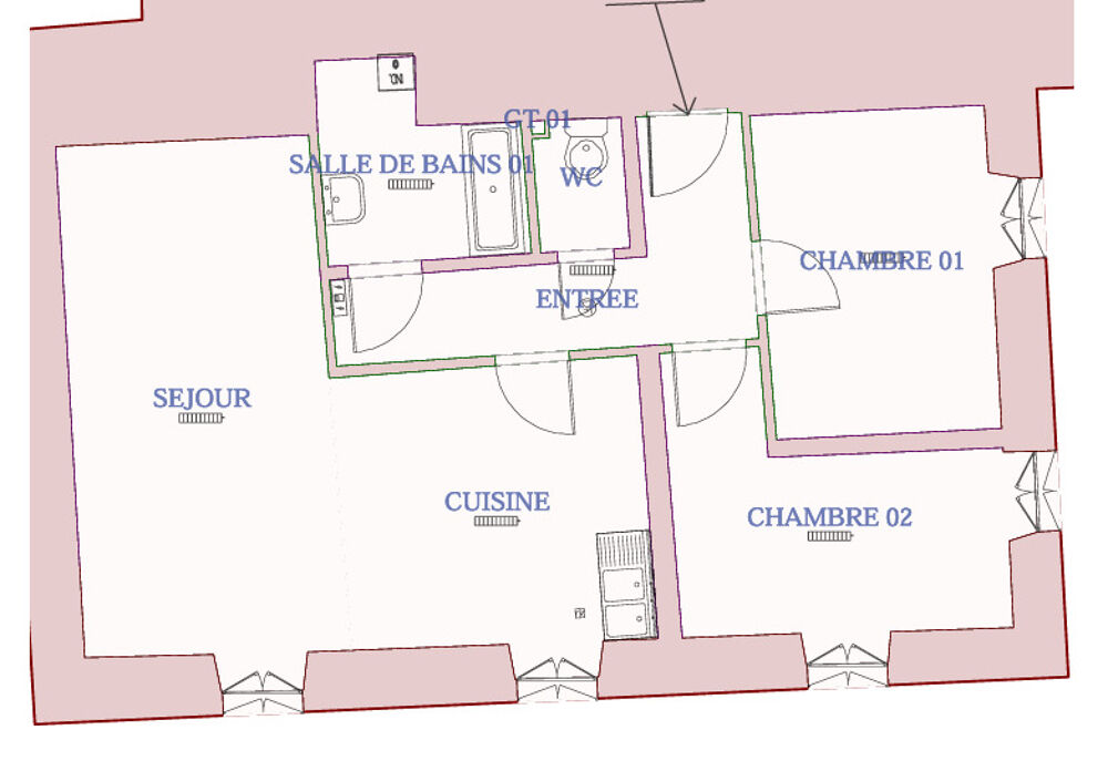 Location Appartement 27400097 - Appartement - F3 - Kaysersberg Vignoble (68240) Kaysersberg