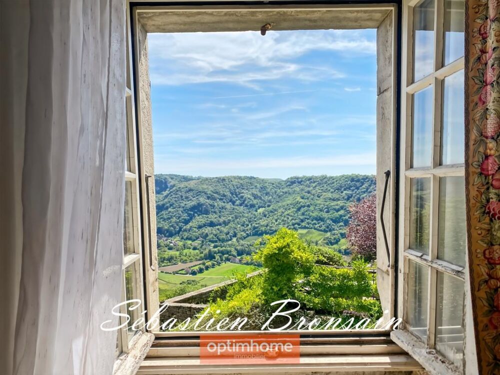 Vente Maison Château-Chalon – Maison de caractère avec vue exceptionnelle sur la vallée Chateau chalon