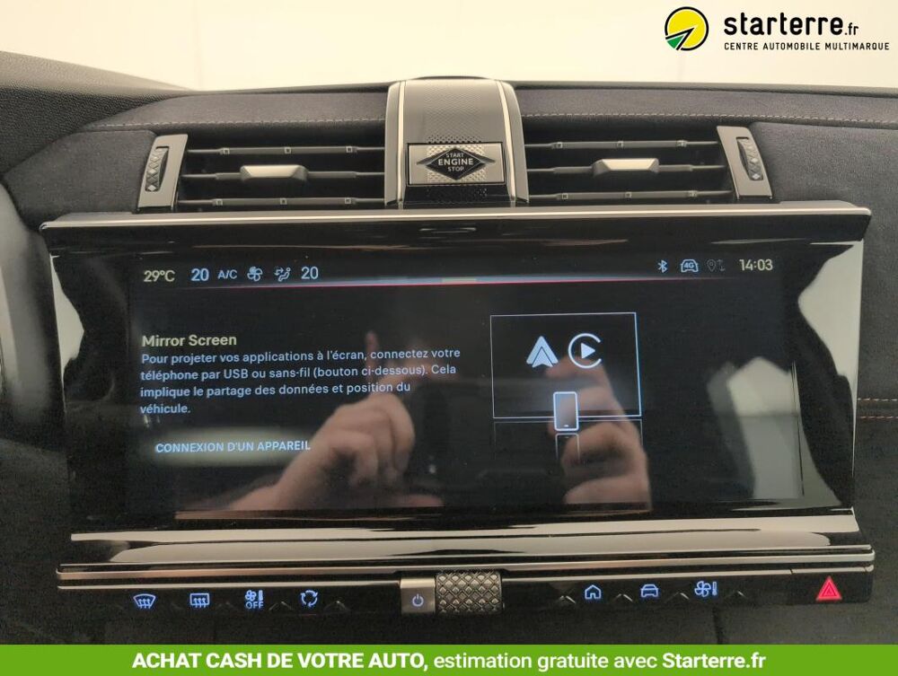 DS7 Hybride Rechargeable E-Tense 300 EAT8 4x4 Performance Line + 2024 occasion 69190 Saint-Fons