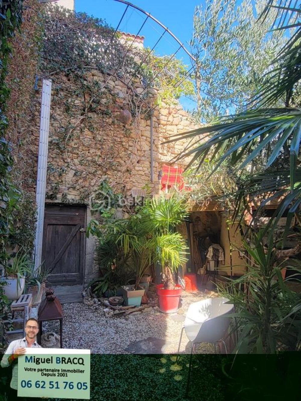 Maison de village F5 avec bel exterieur et garage sur Puisserguier 34620
