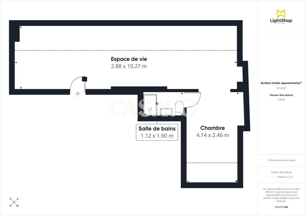 Vente Appartement 2 pièces de 31m² - 75003 Paris 3e