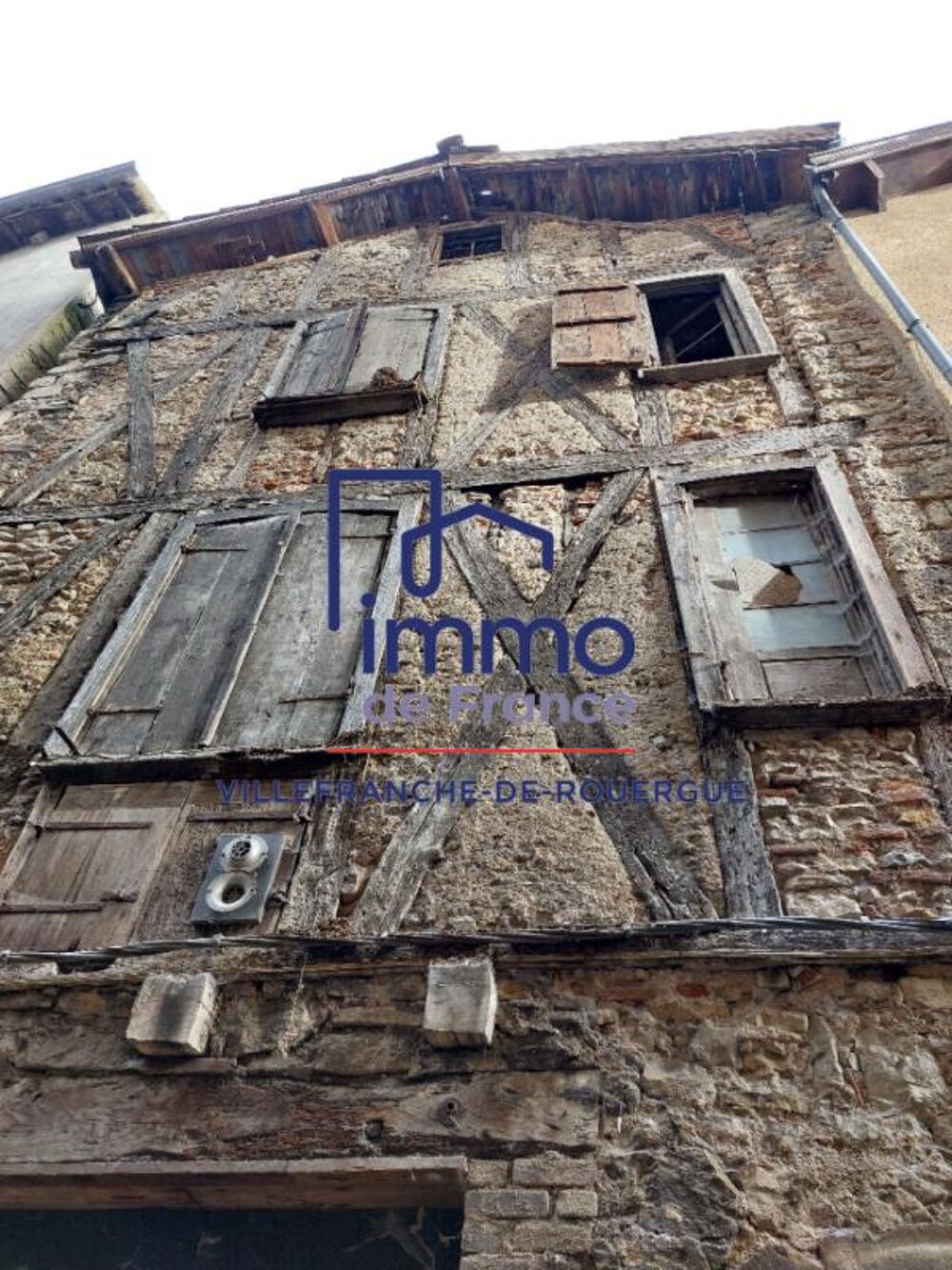 Vente Maison Maison de ville a rénover 4 pièces 90 m2 Villefranche de rouergue