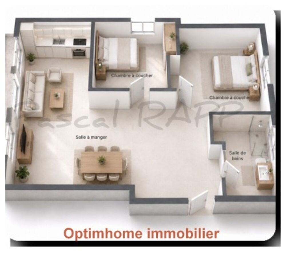 Appartement à vendre 3 pièces AGDE (34)