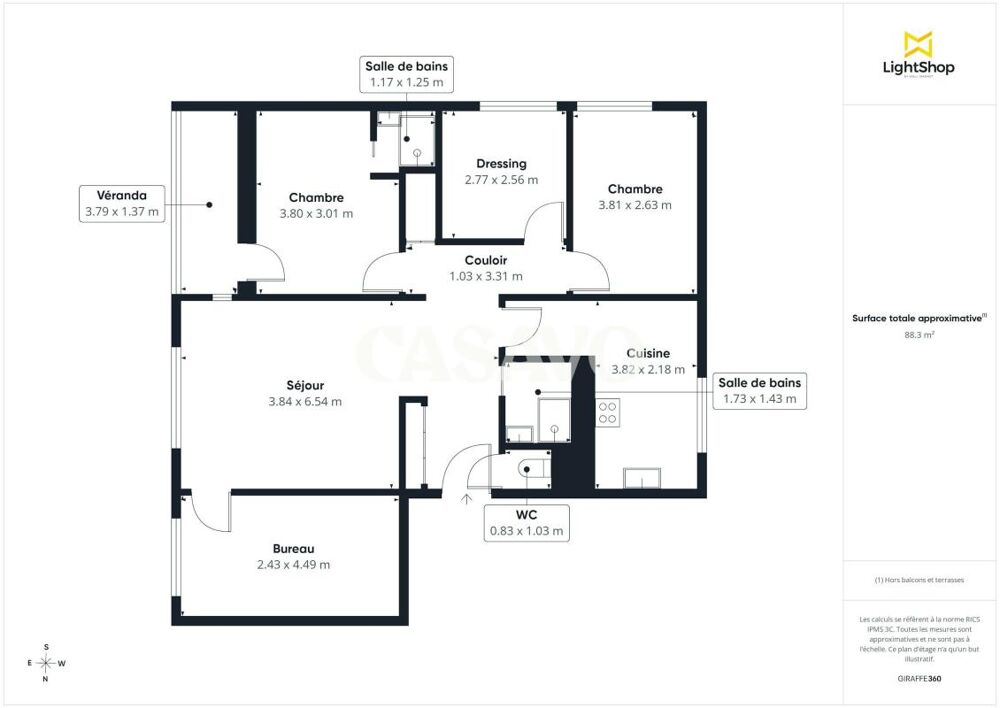 Vente Appartement Vente Appartement 5 pièces de 87m² - 93330 Neuilly-sur-Marne Neuilly sur marne