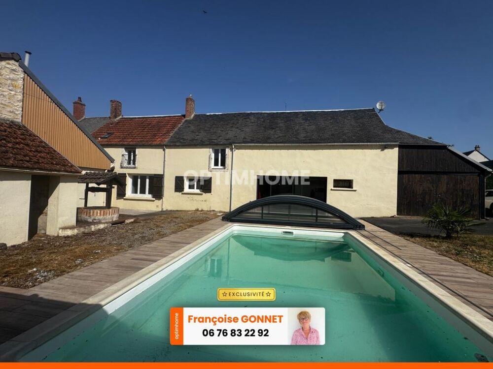 Vente Maison LONGERE de 215 m² - 6 pièces - 4 chambres - Piscine - 275 000 € - LAPAN Lapan
