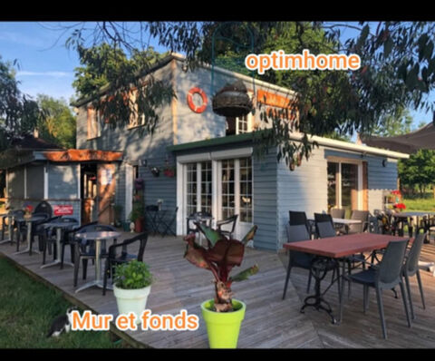 Guinguette d'exception avec vue imprenable sur l'eau ( MUR ET FOND ) 124400 35390 Sainte anne sur vilaine