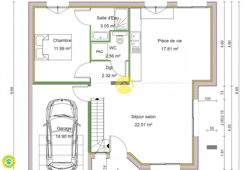 Vente Terrain TERRAIN 472 m2 Til chatel