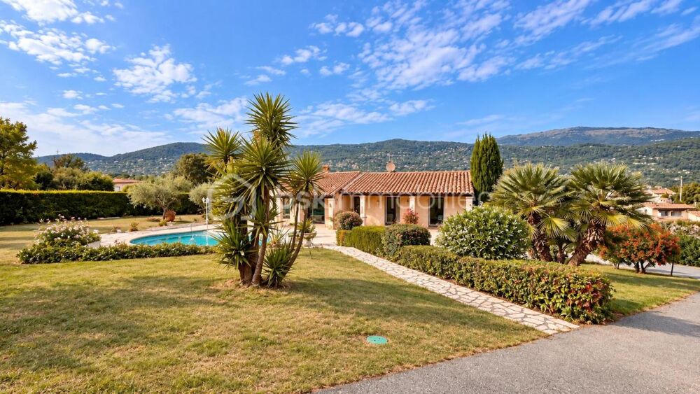Vente Villa PEYMEINADE – VILLA PROVENÇALE DE PLAIN-PIED 177 M2 – PISCINE – VUE DÉGAGÉE – TERRAIN 2330 M2 – GARAGES Peymeinade