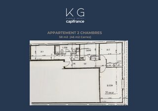  Appartement à vendre 3 pièces 58 m²