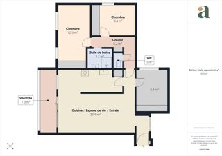  Appartement à vendre 4 pièces 76 m²