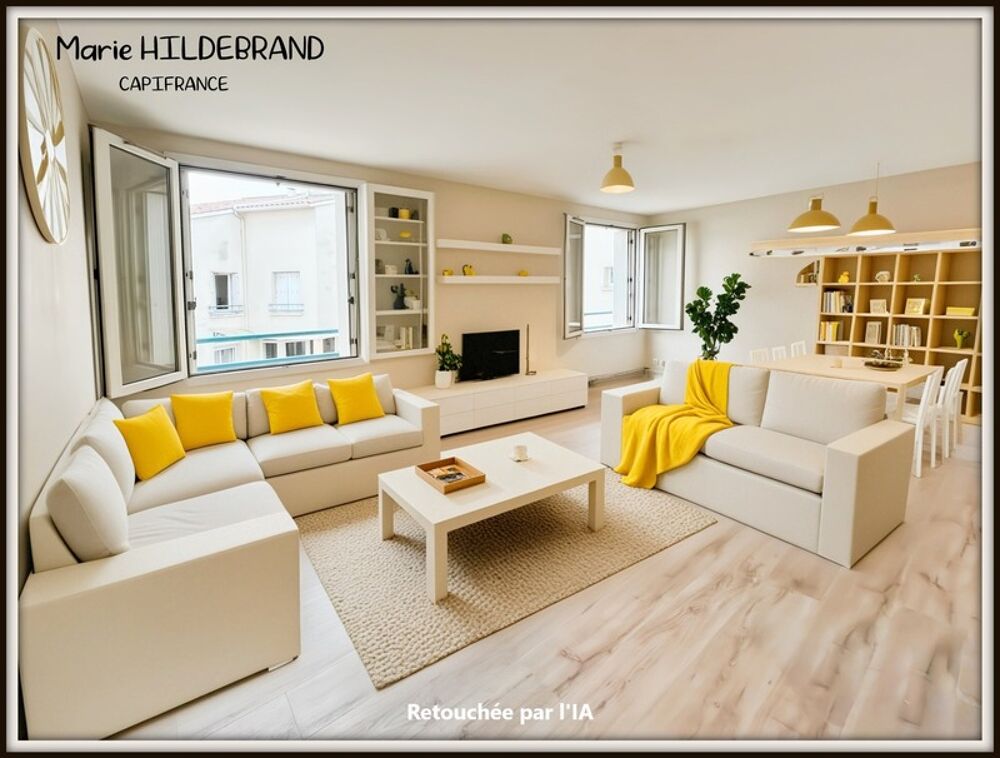 Appartement 4 chambres  100m²  Résidence au calme
