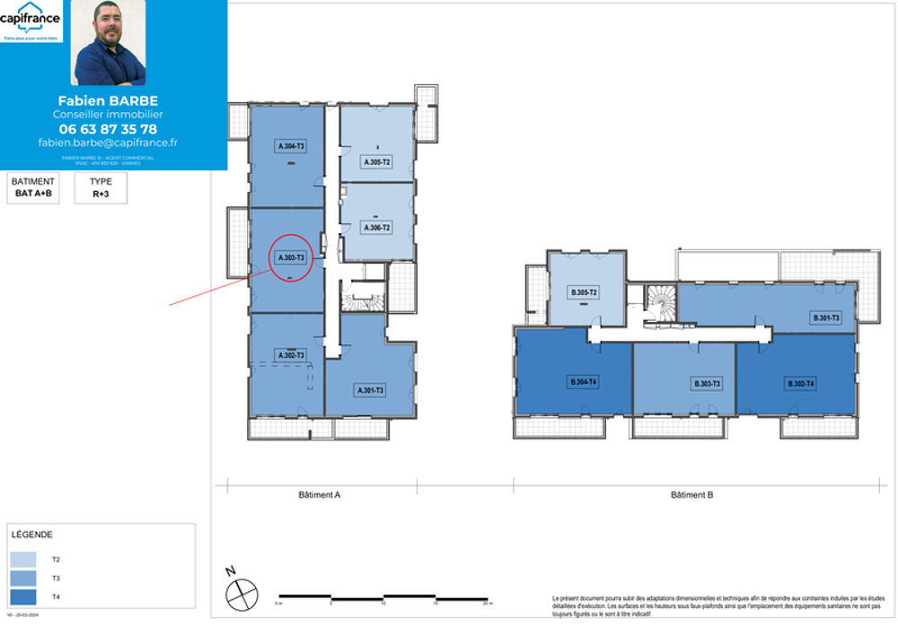 appartement neuf à vendre 3 pièces VEZIN LE COQUET (35)