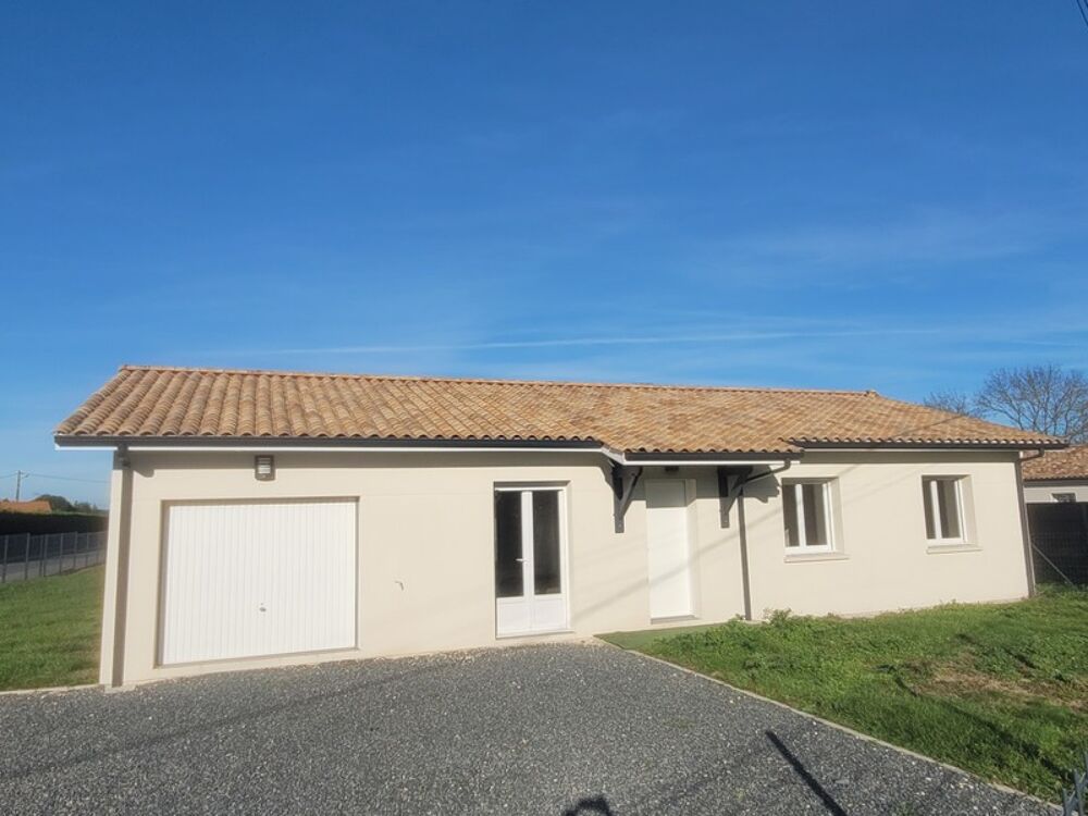 Dpt Gironde (33), à vendre maison neuve 90 m2 avec en plus garage 15 m2 et terrain de 820 m2