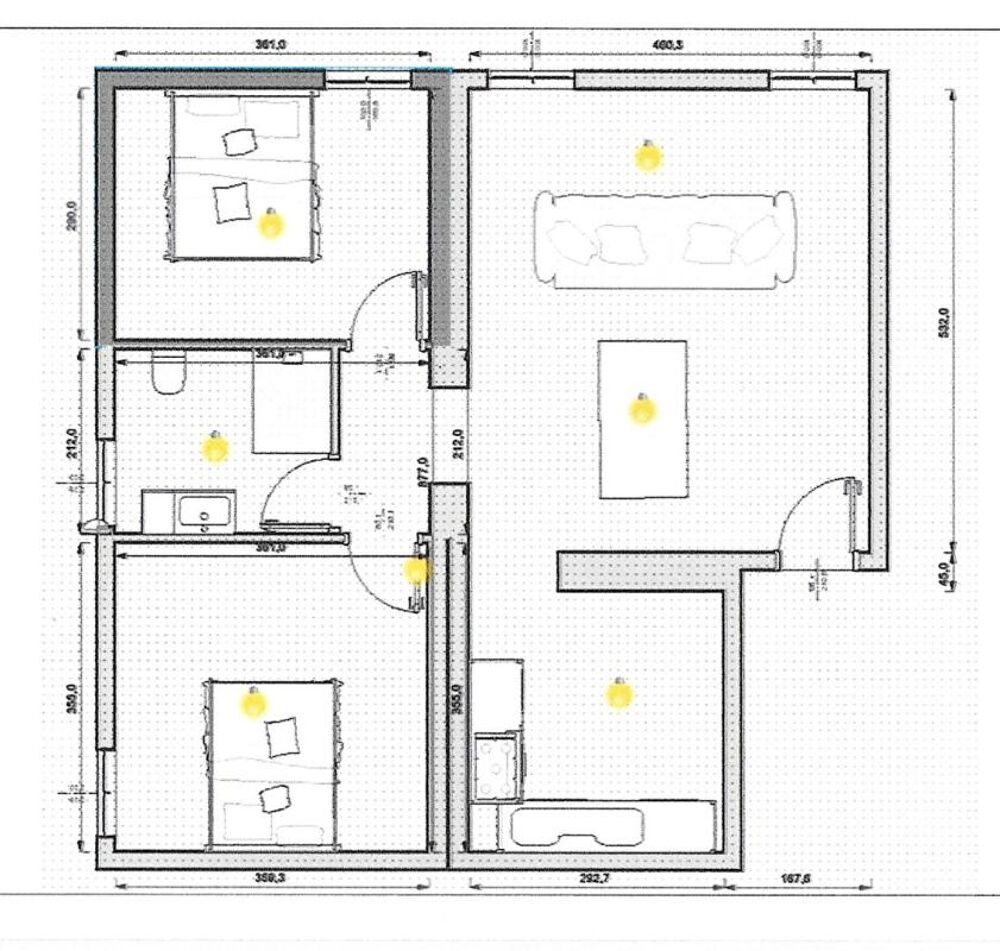 Vente Appartement Olmeto - T3 - 64.40 m² - Rénovation à prévoir Olmeto
