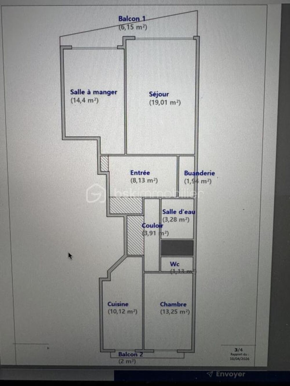 à vendre  Appartement Paris 10