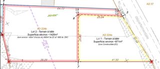  Terrain � vendre 1420 m�
