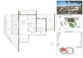Vente Appartement LA FRANQUI (LEUCATE). PENTHOUSE T4 EN DERNIER ÉTAGE. VUE DÉGAGÉE ET 77 M² D'EXTÉRIEURS La franqui