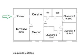  Appartement � vendre 4 pi�ces 71 m�