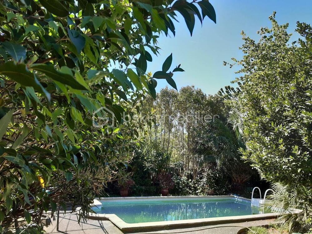 Maison en pierre de 62m2, jardin de 730m2 avec sa piscine