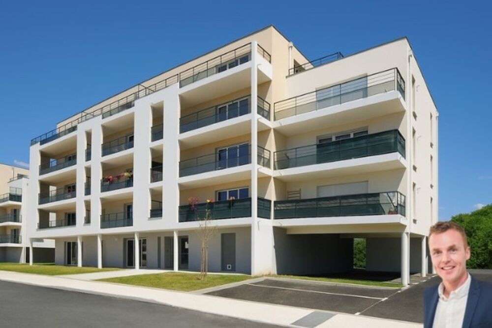 QUIMPER (29) Appartement de type 4 de 80,59 m² habitable - Terrasse - Balcon - 2 places de parking souterrain