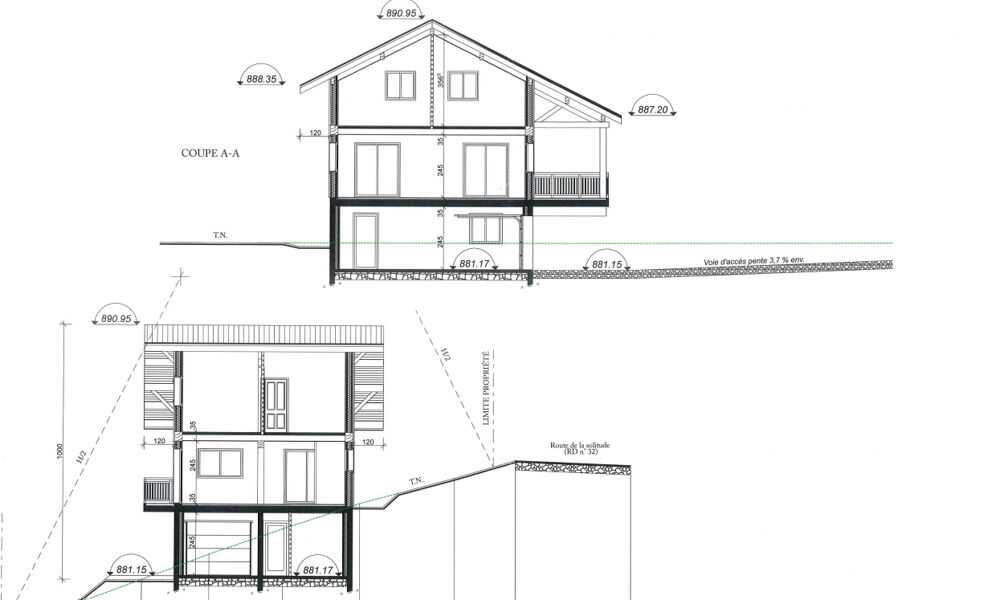 Abondance Projet construction Maison 91 m2 (74360)