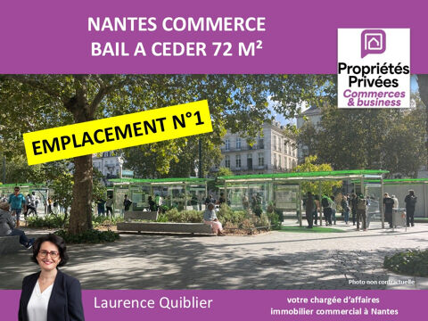   44000 NANTES - COMMERCE, BAIL A CEDER, EMPLACEMENT N°1, VITRINE 8 M 