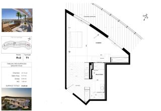  Appartement  vendre 1 pice 51 m