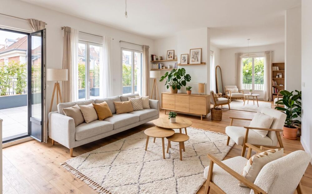 Vente Appartement 4 PIÈCES NEUF DEJA LIVRE + 2 TERRASSES + PARKING + PROCHE CENTRE-VILLE Cormeilles en parisis