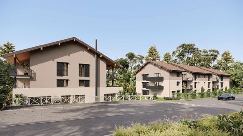 Dpt Haute Savoie (74), à vendre FILLIERE appartement T2 de 44,78 m² - avec Terrasse, cave 260000 Villaz (74370)