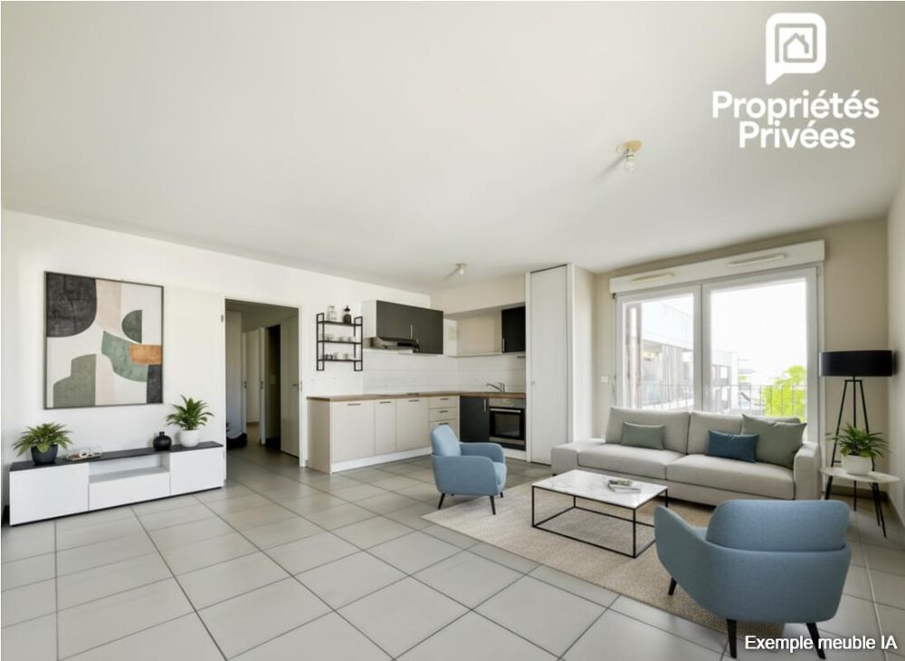 Appartement T3 avec terrasse dans une résidence sécurisée au coeur du quartier Courréjean à Villenave-d'Ornon - 63m² - 226 000