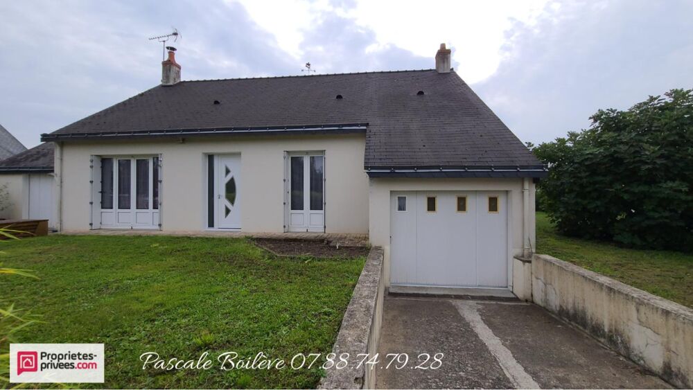 Pavillon 3 chambres avec vie de plain-pied proche toutes commodités - VERNANTES (49390)