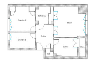  Appartement � vendre 3 pi�ces 72 m�