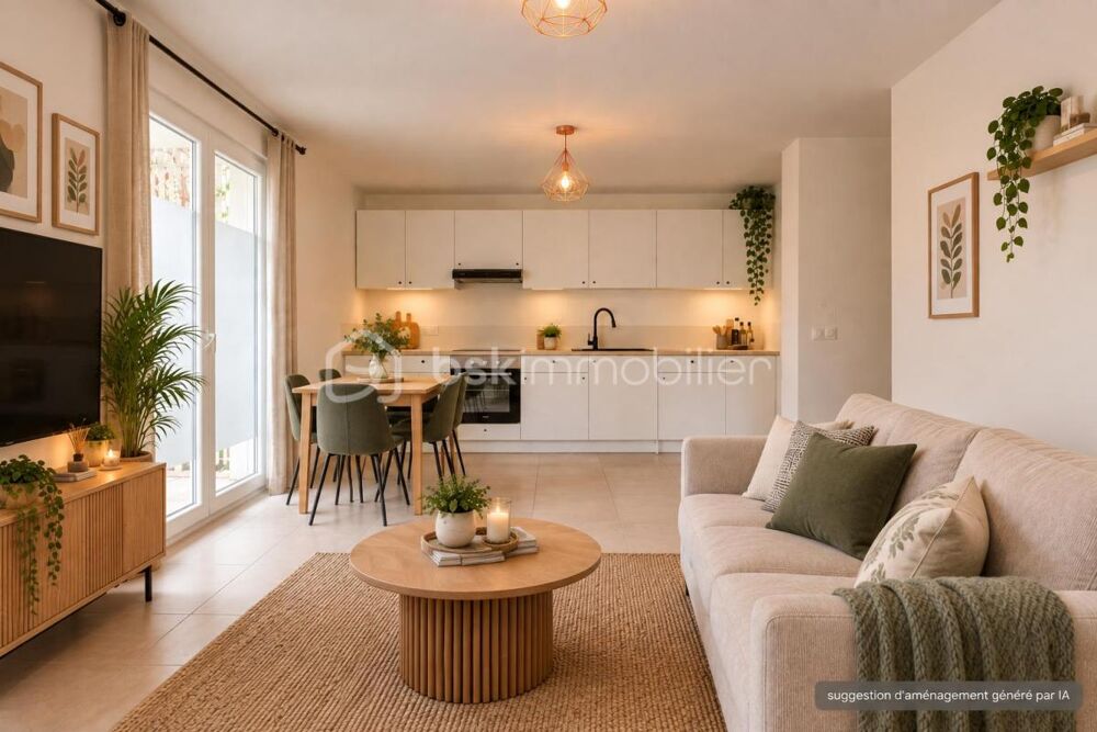 Appartement récent de 3 pièces avec terrasse de 51 m² à Vaulx-en-Velin limite Villeurbanne