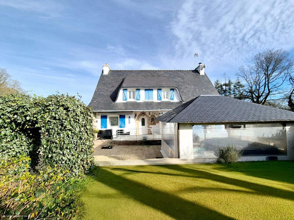 Vente Maison Belle Propriété dans le Morbihan - 6 pièces - 162 m2 - Terrain 17 500 m2 -5 min de Cléguer - 16 km de Lorient- 25 km des plages Pont scorff