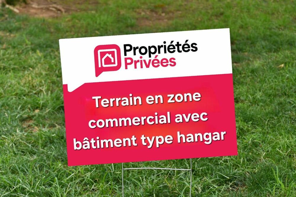   Opportunité unique à Blaye - Terrain en zone commercial avec bâtiment type hangar de 600 m² 