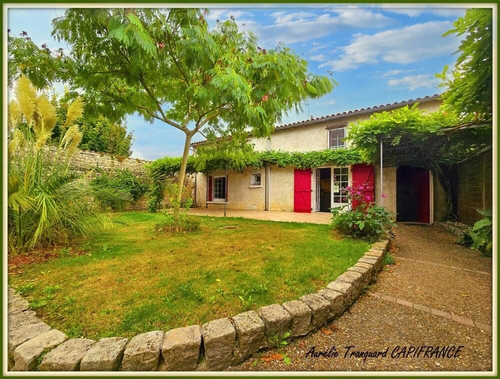 Maison à vendre 7 pièces LES EGLISES D'ARGENTEUIL (17) /3 Chambres, jardin, dépendances + STUDIO INDEPENDANT
